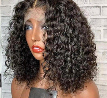 13*4 Deep Wave Bob Wigs